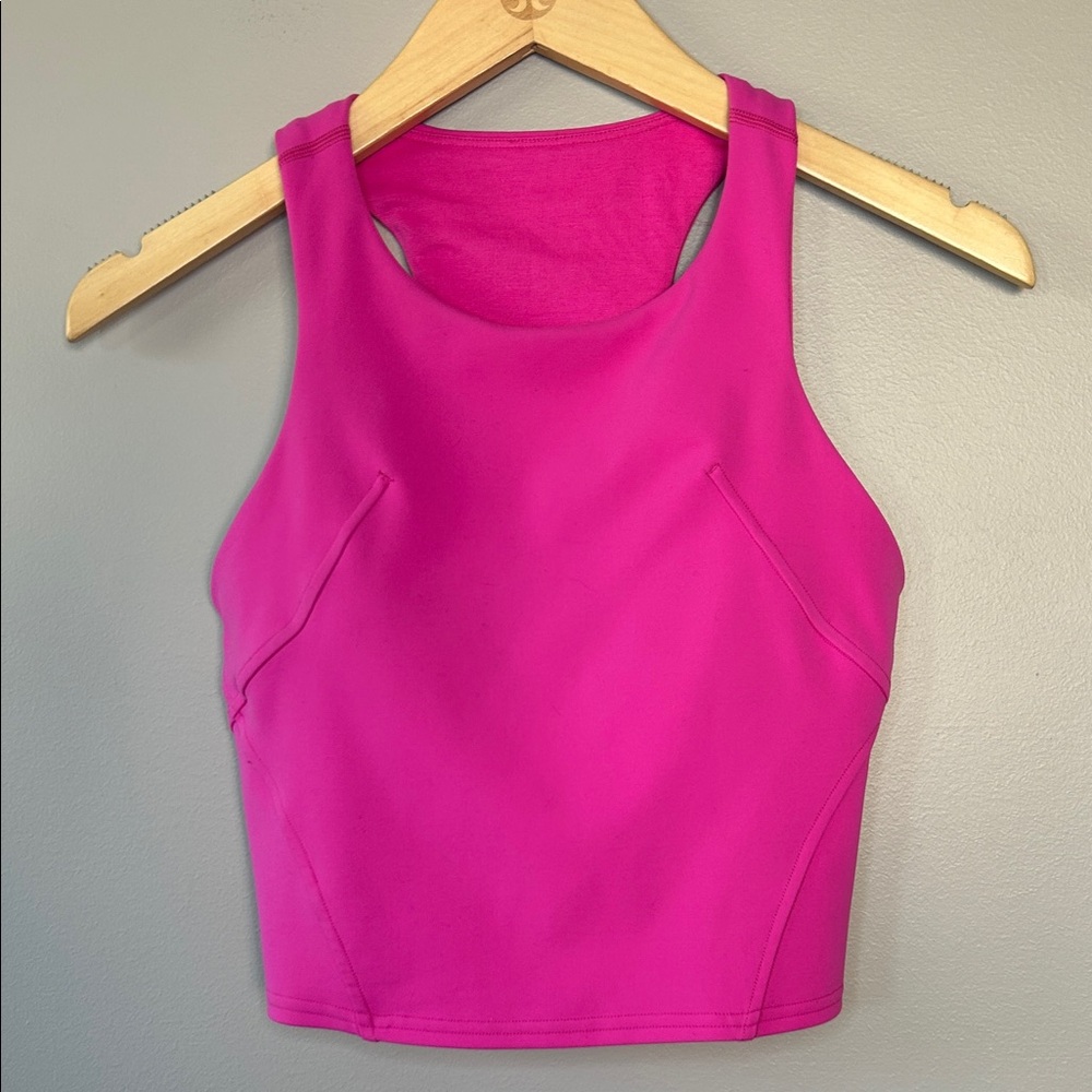 Lululemon Invigorate Training Tank Top Sonic Pink Size 4